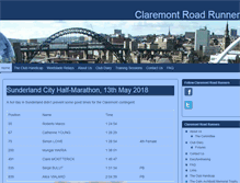 Tablet Screenshot of claremontroadrunners.co.uk
